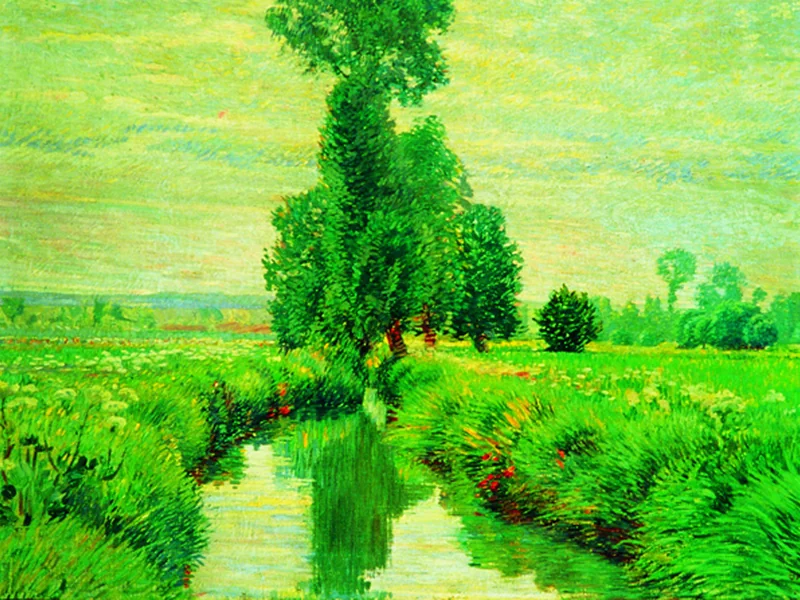 1874-Dominique Lang - Rive dell'Alzette (1915)